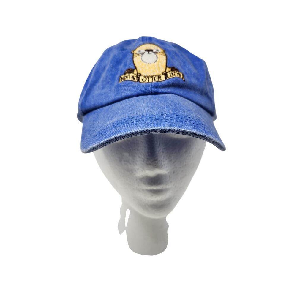 Vintage Seattle Aquarium Washington Strapback Dad Hat Embroidered Blue Cotton OS - Picture 2 of 11